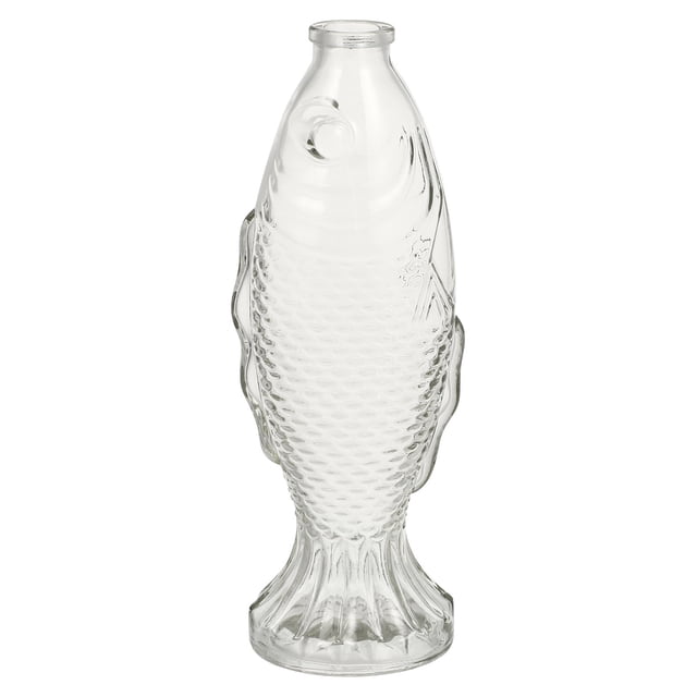 Diseño de pescado Decantador Decorativo Pescado Botella de pescado Claro Peces en forma de botellas de vidrio