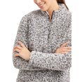 thumbnail image 6 of Time and Tru Women's Plus Size Snow Tipped Quarter Zip Jacket, 6 of 6