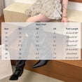 thumbnail image 3 of hopeusnice Women Knee High Slouchy Boots With Single Buckle Strap Pointed Toe Chunky Heel For Fashionable Evening Looks Gray 41, 3 of 8