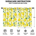 thumbnail image 2 of Blackout Kids Curtains,Lemon Childrens Insulated Curtains Set Of 2,Bedroom Essentials,Toddler Room Decor 42x54in(106x137cm), 2 of 4