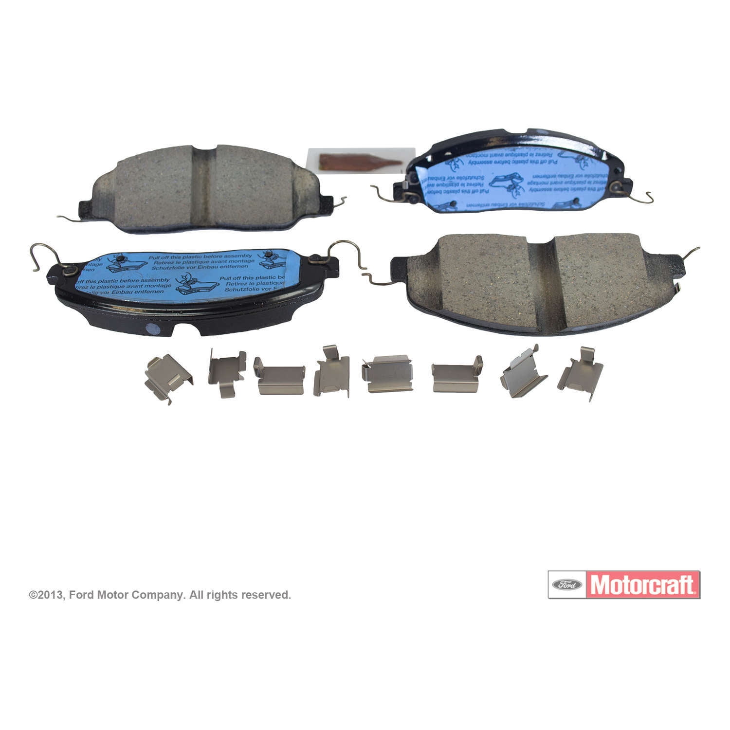 Motorcraft Disc Brake Pad Set BRF-1081-C Fits select: 2011-2014 FORD MUSTANG GT