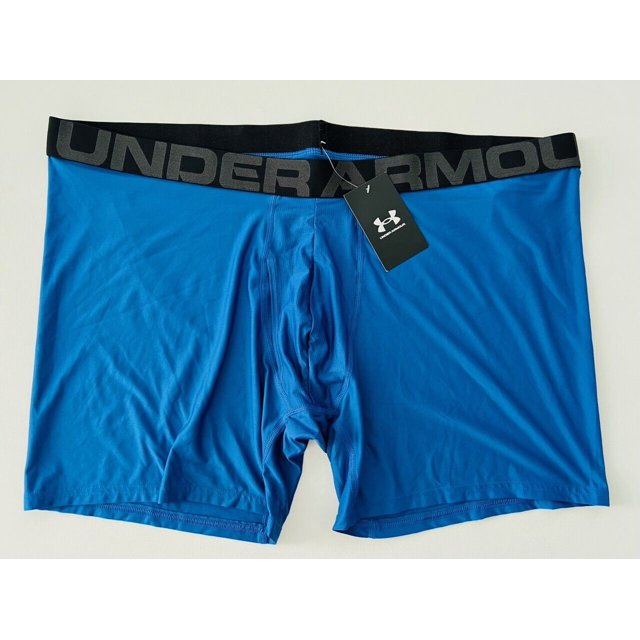 Under Armour 1332663 Tech 6-inch Boxerjock Underwear Blue ( 4XL )