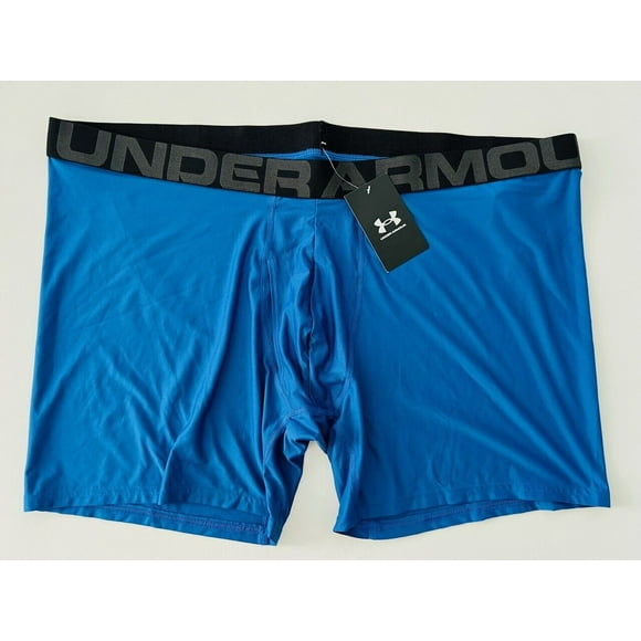 Under Armour 1332663 Tech 6-inch Boxerjock Underwear Blue ( 4XL )