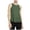 Army Green, variant on Sleeveless Racerback Women's Sports Running Tailcoat Beauty Back Fitness Top Split Loose Yoga Cover Up Summer Shirt Sleeveless Loose Top