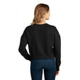 thumbnail image 2 of District DT1105 Women's Perfect Weight Fleece Cropped Crew, Jet Black, 4XL, Womens Sweatshirts & Hoodies, 2 of 4