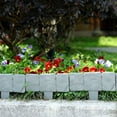thumbnail image 6 of Fentaty 50pcs Garden Stone Style Edging Fence, Plastic Garden Fence, Plastic Landscape Edging Border Imitation Stone Fence, 6 of 8