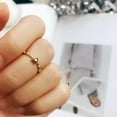 thumbnail image 4 of Elegant Wedding 18k Yellow Gold Plated Ring Cubic Zircon Women Jewelry Sz 6-10, 4 of 7
