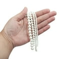 thumbnail image 2 of Cousin DIY 4-Strand White Pearl Glass Beads, 7.5 inch, White, 120 Piece, Unisex, Adult, 69992050, 2 of 9