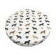 thumbnail image 1 of Disketp Labrador Retriever Dog Funda Redonda para Taburete, Funda de Cojín para Silla de Bar Suave y Elástica-12 inch, 1 of 7