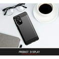 thumbnail image 6 of Samsung A52 5G case,Galaxy A52 5G case,with HD Screen Protector, Soft TPU Slim Fashion Non-Slip Protective Phone Case Cover for Samsung Galaxy A52 5G (Black Brushed TPU), 6 of 8
