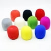 12 pcs 10Pcs Multi Color Handheld Stage Ball Shape Microphone Windscreen Foam Mic Cover Karaoke Random color mixing