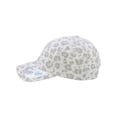 thumbnail image 3 of Infinity Her HATTIE Women's Garment-Washed Fashion Print Cap-Snow Leopard, 3 of 4