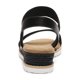 thumbnail image 4 of Sandalias con Tira Elástica Negras para Mujer DREAM PAIRS SDPW2310W, 4 of 6