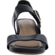 thumbnail image 4 of Sandalias de Cuña de Cuero Negro para Mujer Söfft Vaya Talla 9, 4 of 5