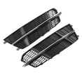 thumbnail image 1 of Grilla de Luz AntiniBla Delantera, 4G0807682 Cañera Cromada ABS Cubierta Negra de PlásTico ABS 2 Piezas de Alta Resistencia Para El Reemplazo del Automóvil para C7 2014-2018, 1 of 7