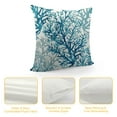 thumbnail image 4 of Qinduosi Teal Blue Coral Pillow CoversSummer Ocean Sea Coastal Decorative Throw Pillow Casesfor Couch Sofa Bench Living Room Bedroom Home Decor, 4 of 5