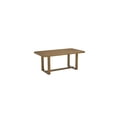 thumbnail image 5 of Darla 72"W Rectangular Walnut Oak Wood Sled Dining Table, 5 of 5