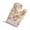 B, variant on Floral Print Oven Gloves - Heat-Resistant Polyester Microwave & Bakeware Mitts | Thickened Double-Layer Pot Holders for Baking & Cooking