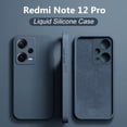 thumbnail image 2 of Redmi Note 12 Pro Case Square Liquid Silicone Phone Cases For Xiaomi Redmi Note 12 Pro Plus Note12Pro 4G Note12 Pro Soft Cover, 2 of 5