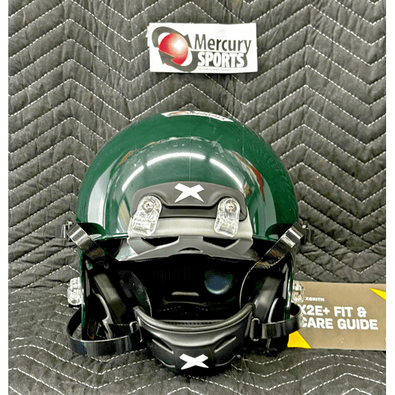 Xenith 2023 X2E Adult Football Helmet - Dark Green (No Facemask)