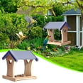 thumbnail image 2 of Utoimkio Clearance Wooden Bird Houses for Outside,Hanging Wooden Bird Feeder Birdhouse for Outdoor Garden Yard Decorations Garden Decor, 2 of 6
