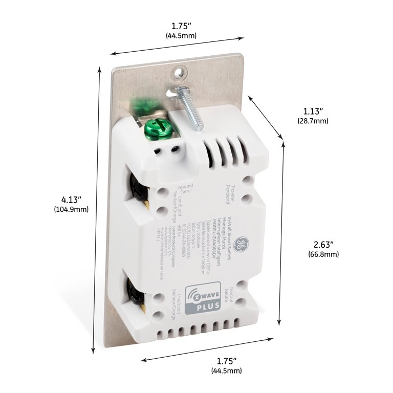 Enbrighten Z-Wave Plus Smart Light Switch, 2-Pack, Z-Wave