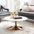 thumbnail image 4 of Modway Lippa 36" Wood Coffee Table - Rose White EEI-3253-ROS-WHI, 4 of 4