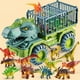 thumbnail image 1 of Action Figure Toys Dinossauro Cars Set Tyrannosaurus Engineering Vehicle Triceratops Excavator Truck Model for Boy Gift heqiyong toy, 1 of 2
