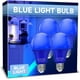 thumbnail image 2 of UNILAMP Paquete de 4 bombillas LED azules, bombilla azul E26 equivalente a 9 W, 60 W, bombillas de color azul para decoración de fiestas, iluminación de casa de vacaciones, día de Acción de Gracias, N, 2 of 4