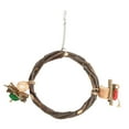 thumbnail image 4 of Hanging Toy, Bird Swing Perch Bark Colorful  for  L, 4 of 7