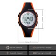 thumbnail image 4 of thinsony Kids Digital Watch Round Dial Sports Style Children Waterproof LCD Display Digital Wristwatch, 4 of 7