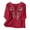 A1 Red, variant on Linen Tops for Women Embroidered 3/4 Sleeve Bohemian Peasant Shirts V Neck Boho Spring 2026 Gauze Cotton Blouse Tunic Tops Lightweight Ethnic Style Dressy Casual Blouse Vacation Top Blouses L