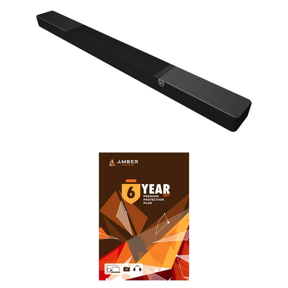 Klipsch FLEXUS-300-SOUNDBAR 5.1.2 Dolby Atmos Sound Bar Ebony with 6 Year Amber Protection Plan (2025)