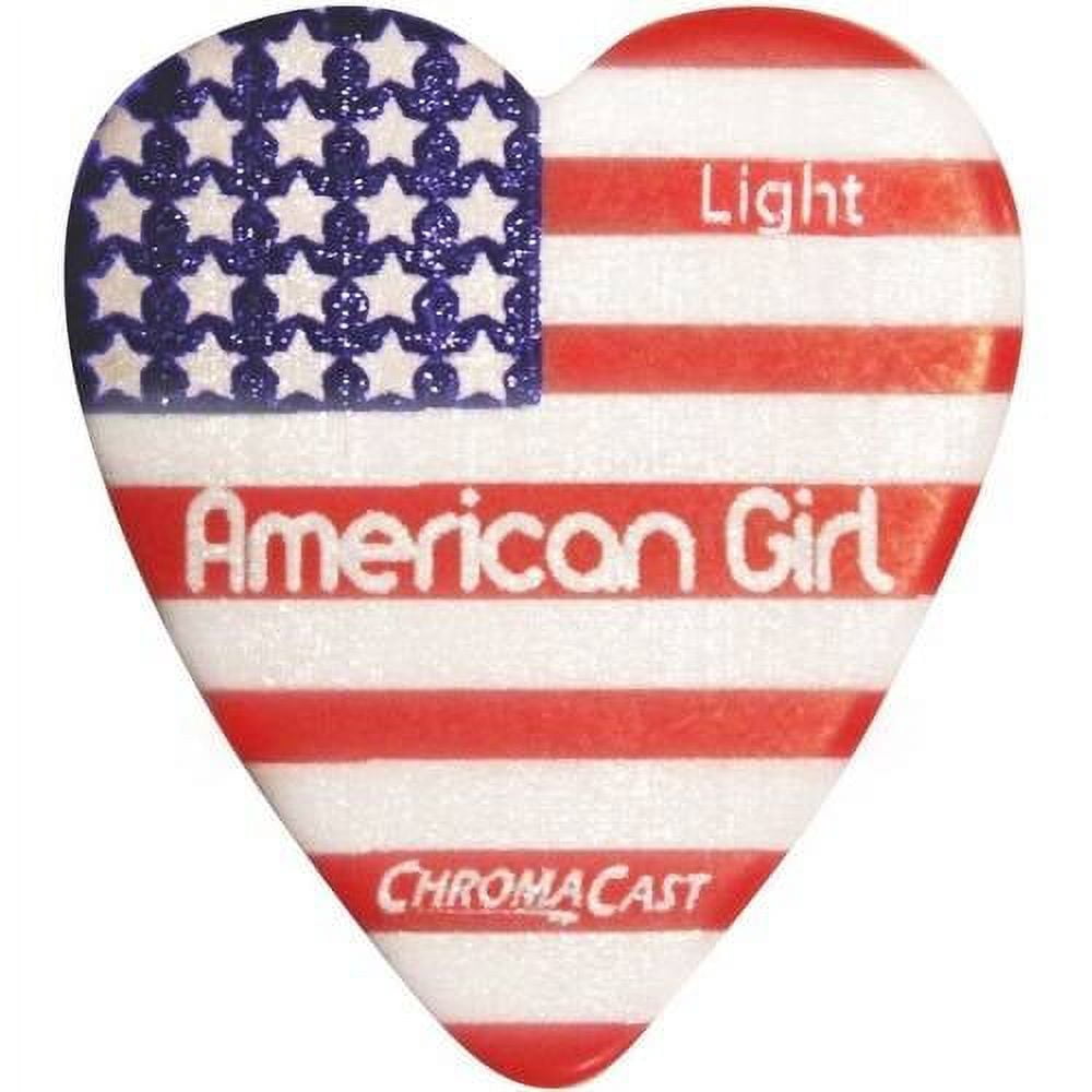 ChromaCast Heart Shaped Guitar Picks, 12 Pack