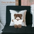 thumbnail image 2 of Miangastore Doll Clothes Mini Bear Doll Robe White Plush 1Set 11.4X7.5X0.2In, 2 of 8