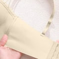 thumbnail image 4 of HVOBTTY Women's Bra Solid Color Wireless Front Closure Gathered Breathable Soft Everyday Daily Wear, XS, 4 of 4