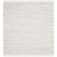 thumbnail image 1 of Safavieh Rag 8' Square Hand Woven Cotton Rug in Ivory, 1 of 5