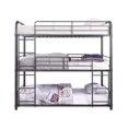 thumbnail image 3 of ACME Cairo Triple Bunk Bed - Twin in Gunmetal, 3 of 4