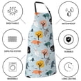 thumbnail image 5 of Goofa Elephant Tree Printed Waterproof Apron 33" Chef Aprons for Men Heavy Duty Chemical Work Apron Adjustable Bib Apron, 5 of 9