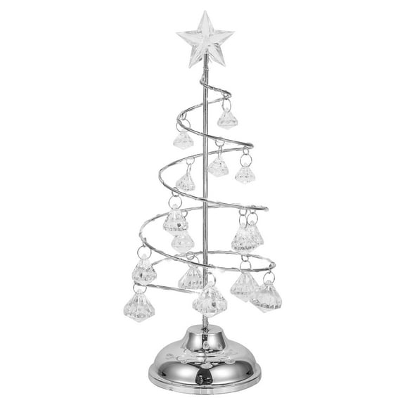 OHOIOLLA Christmas Tree Night Light 1Pack Acrylic Iron 26.0x8.0x8.0In Tabletop Decor