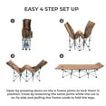 thumbnail image 5 of OSAGE RIVER Comfortable and Lightweight Standard Folding Camping Cot, 5 of 7