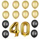 thumbnail image 5 of Monstrate Globos Decoraciones de cumpleaños Globo de aire Número Látex Reutilizable Suministros para eventos de aniversario Kits de decoración para fiestas, 5 of 6