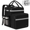 thumbnail image 1 of Mochila Ytonet para entrega de comida, ampliable, con 7 portavasos, color gris, 1 of 7