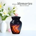 thumbnail image 4 of Cross Funeral Cremation Urns For Adult Ashes - 1 Large With 4 Keepsake Memorial Urns For Adult Male - Little Burial Urn For Human Ashes For Brother - black Urn For Mom & Dad (10 & 3 Inch), 4 of 7