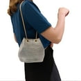 thumbnail image 3 of Women Single-Shoulder Bag Rhinestones Bucket Bag, 3 of 7