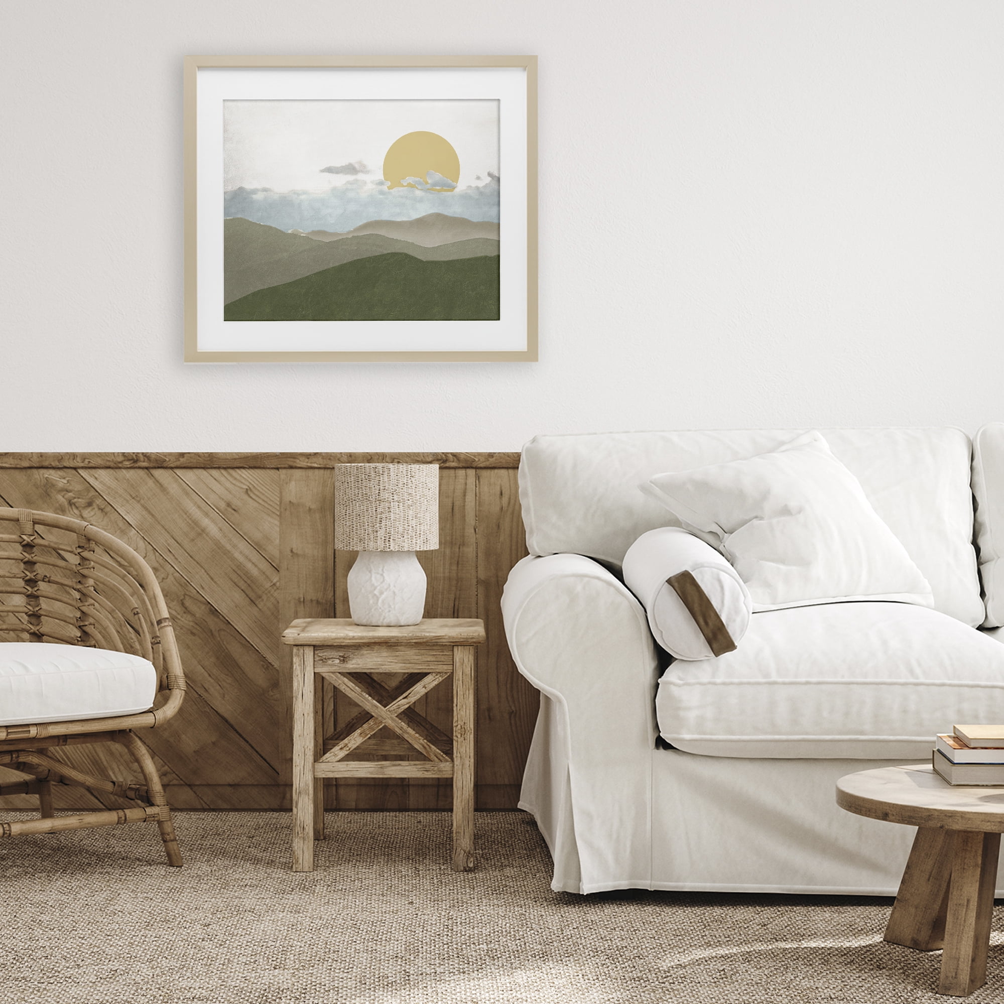 Stupell Industries Earthen Dreams Sunrise Birch Framed Print Under Glass, design by Elizabeth Medley