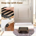 thumbnail image 3 of StrongTek 5" Wooden Step Stool, 440lb Capacity, Anti-Slip Design, Portable Bedside & Shower Steps for Seniors, 3 of 8