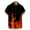 Orange, variant on Rciityk Men's Novelty Short Sleeve Button Shirts Magics Flame Pattern Summer Hawaiian Shirt Casual Loose Tops with Pockets
