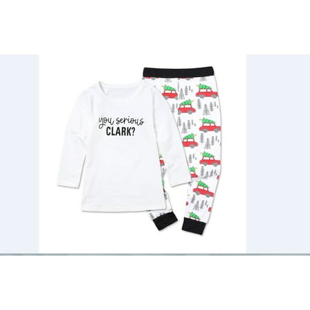 

Puloru Adult Women Kids Family Match Christmas Sleepwear Nightwear Pajamas Set
