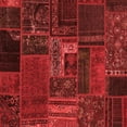 thumbnail image 1 of Ahgly Company Indoor Square Oriental Red Modern Area Rugs, 5' Square, 1 of 4